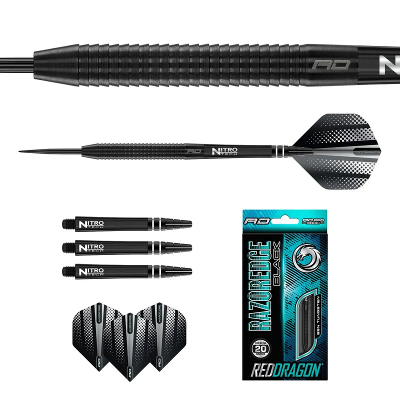 Red Dragon Razor Edge Dart Black