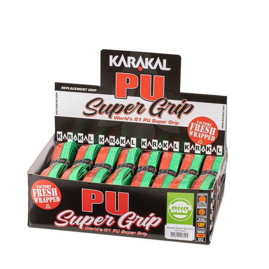 Karakal PU Super Grip Duo Green Red x 24