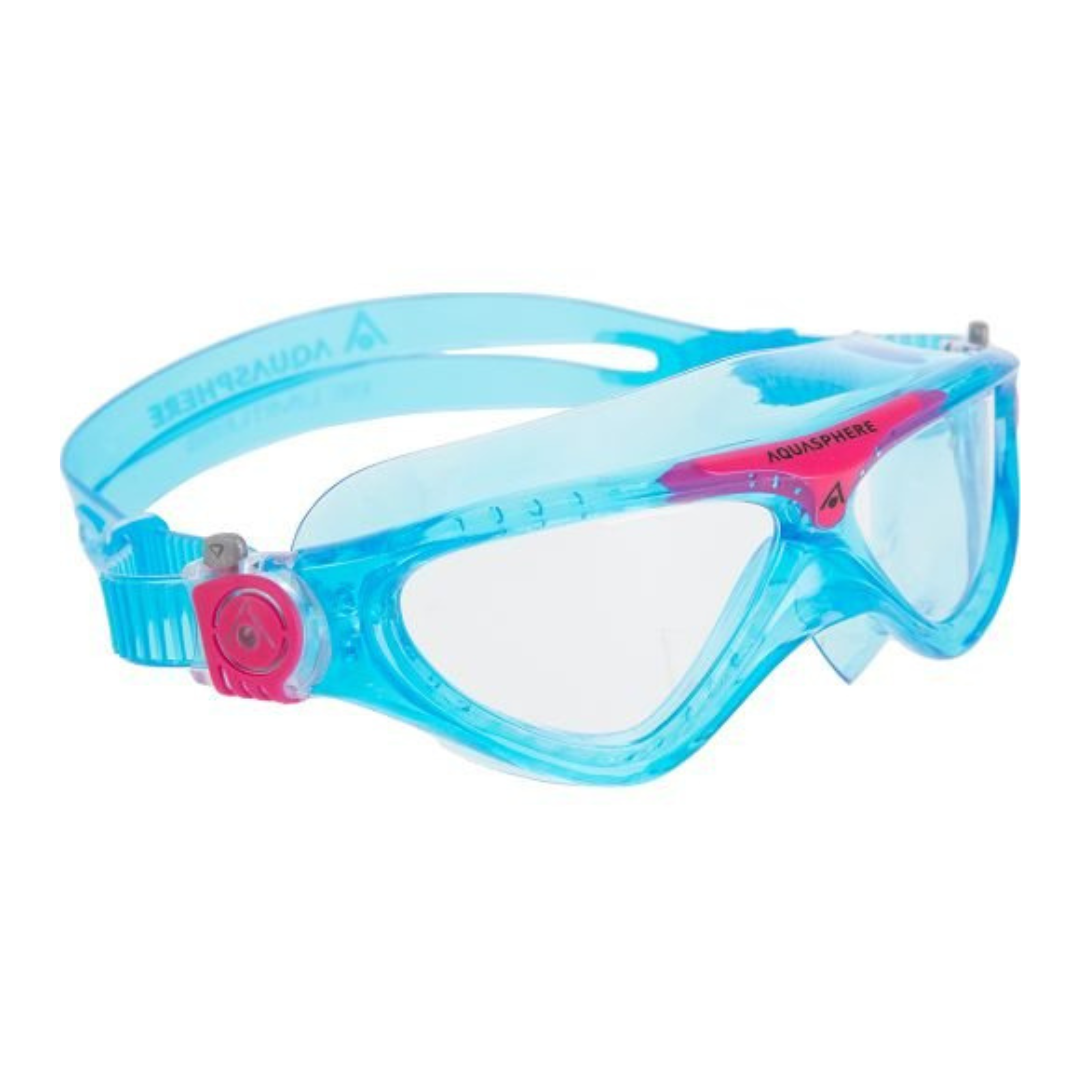 Aquasphere Vista Junior Goggle Aqua Pink Clear Lens