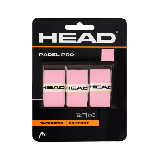 Head Padel Pro 3pk Overgrip Pink