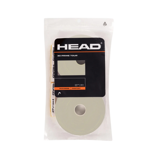 Head Prime Tour Overgrip Grey 30pk