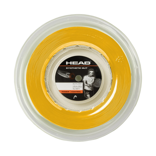 Head Syntetic Gut PPS String Reel 200M Gold