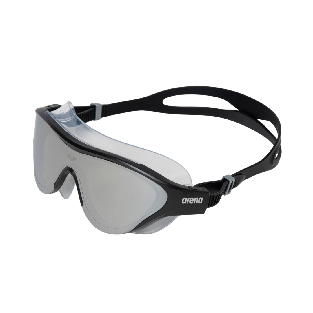 Arena The One Mask Mirror Silver Black - 6pk