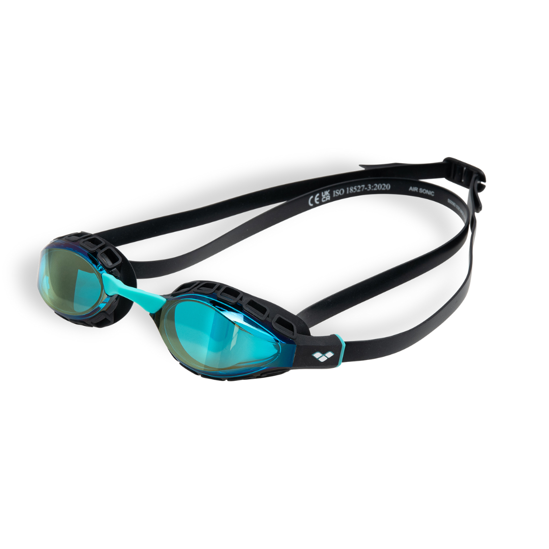 Arena Air Sonic Mirror Aqua Black SW2 - 6 Pack
