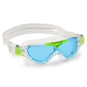 Aquasphere Vista Junior Goggle Transparent Green Blue Lens