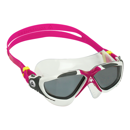 Aquasphere Vista Goggle White Raspberry Dark Lens