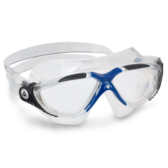 Aquasphere Vista Adult GoggleTransparent Grey Clear Lens