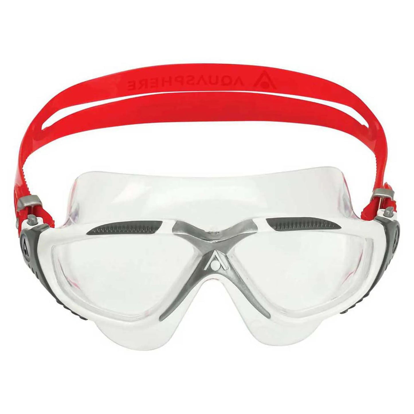 Aquasphere Vista Adult Goggle White Red Clear Lens