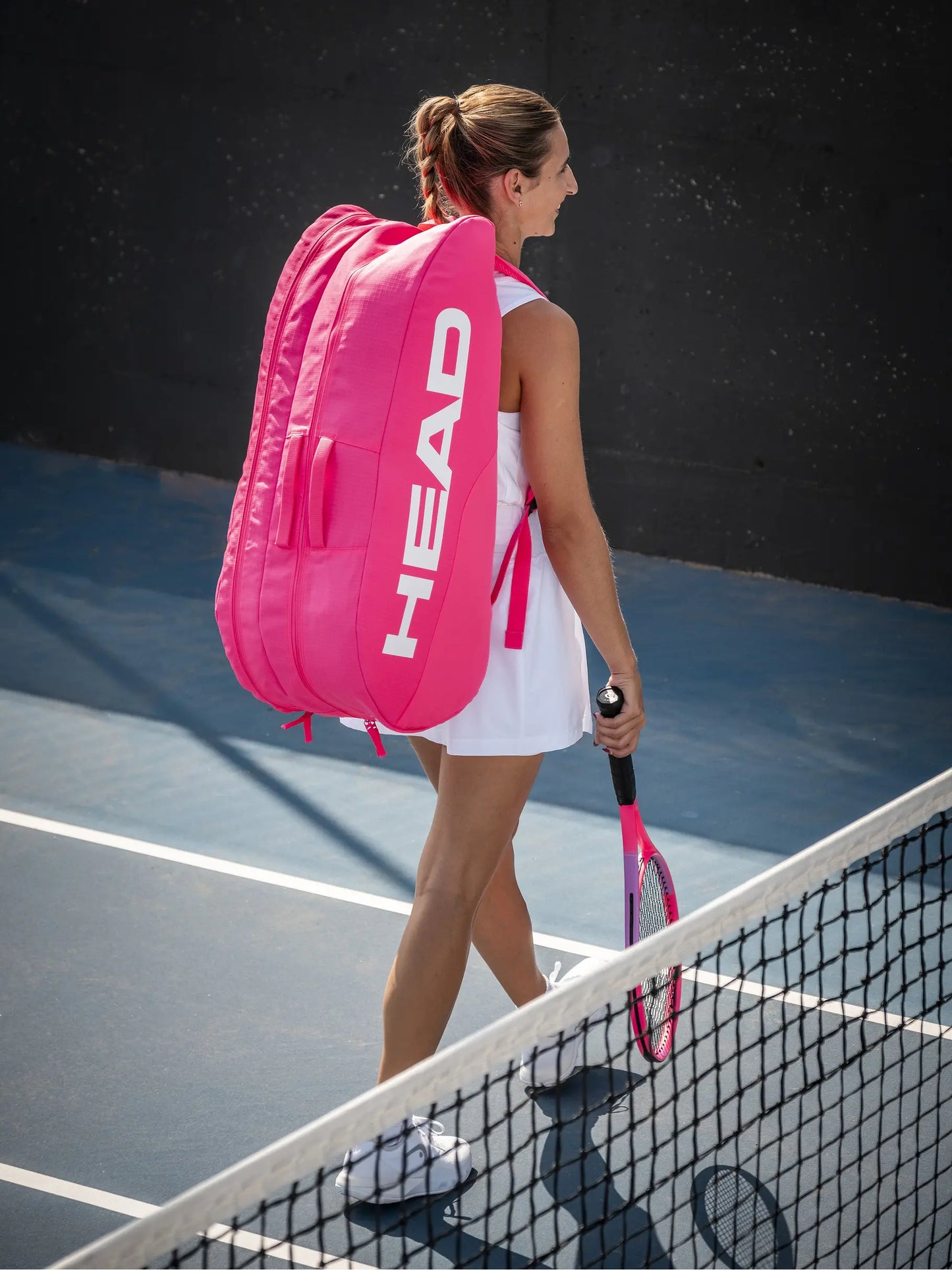 Head Base Racket Bag Medium Pink