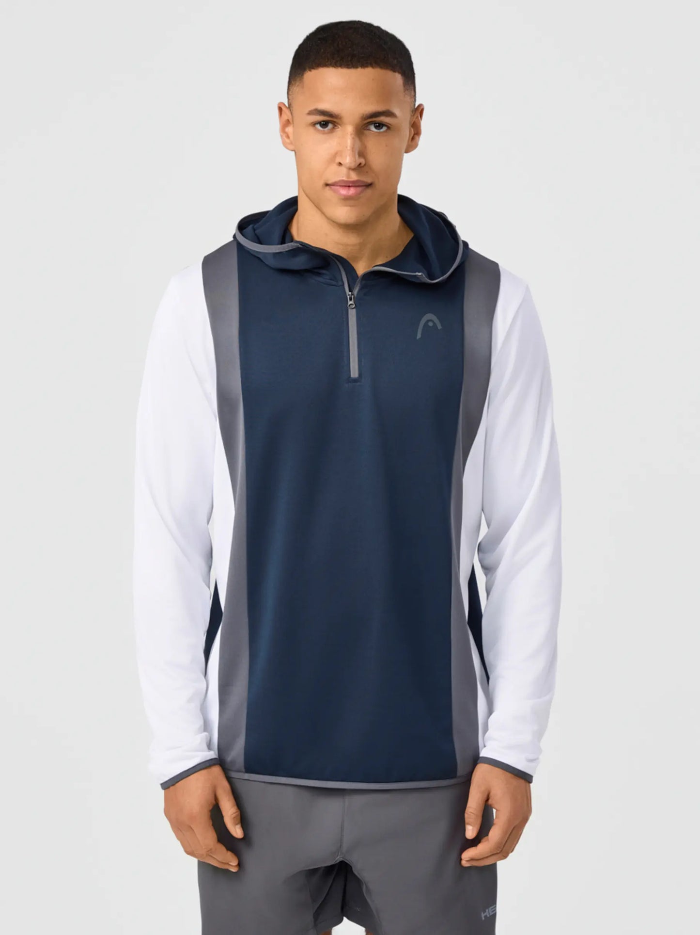 Head Mens Club 25 Tech Hoodie Navy White