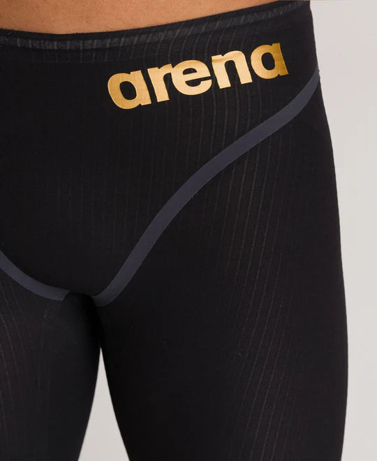 Arena Mens Powerskin Carbon Core FX Jammer Black Gold