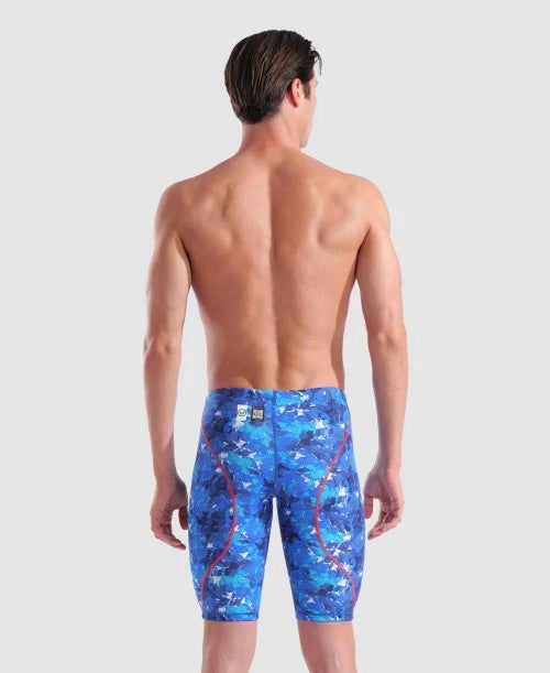 Arena Mens Powerskin ST Next Jammer Spalshy Multi Colour