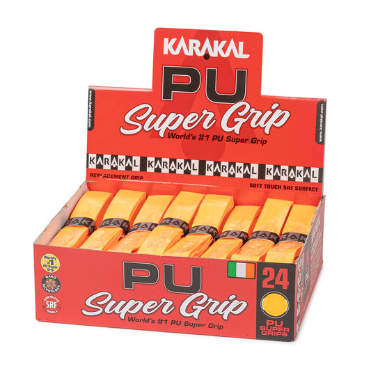 Karakal PU Super Grip Solid Orange x 24