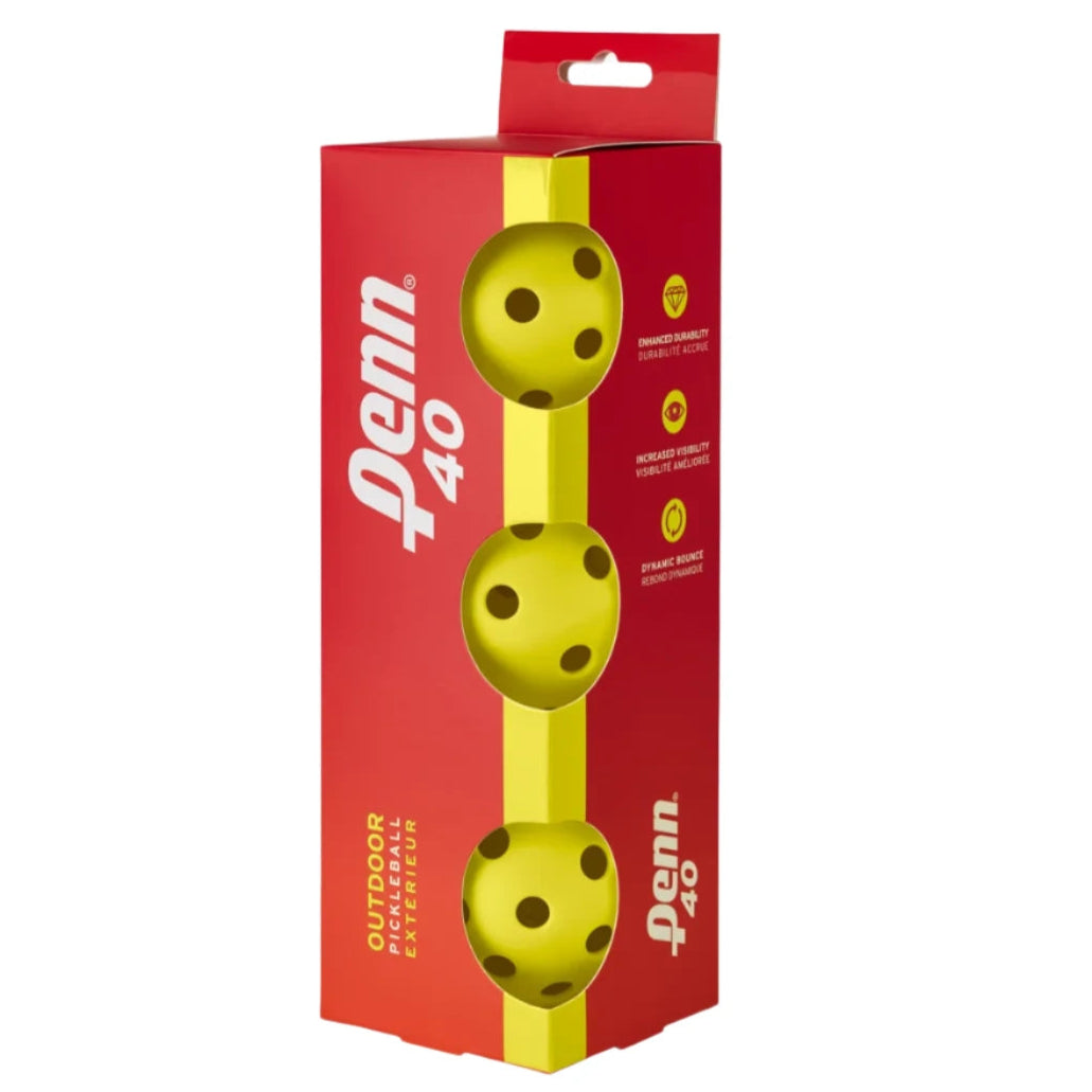 Penn 40  Pickleball Ball x 3
