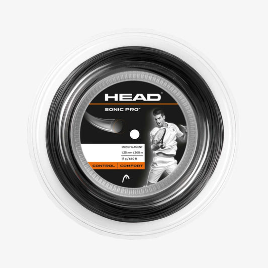 Head Sonic Pro Monofiliment String Reel Black 16