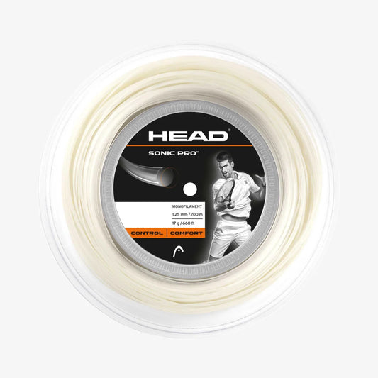 Head Sonic Prol Monofiliment String Reel White 16
