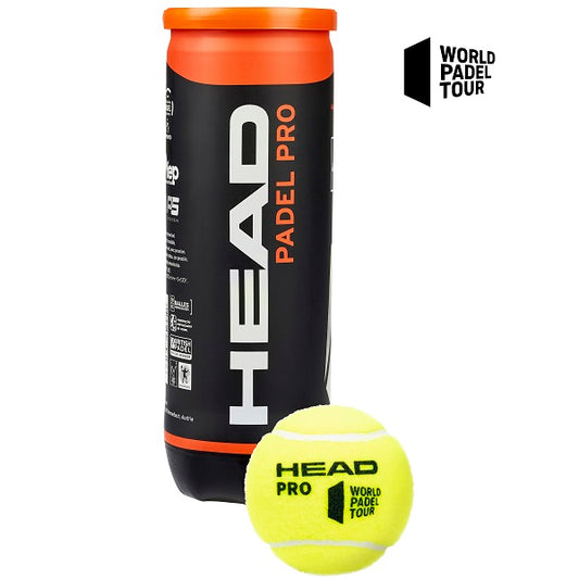 Head Padel Pro 3 Ball Can x 4