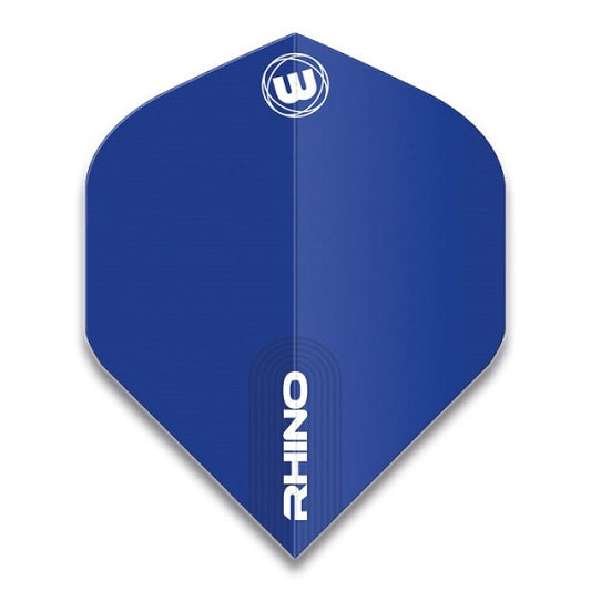 Winmau Rhino Standard Dart Flights Winmau Logo Blue x 10