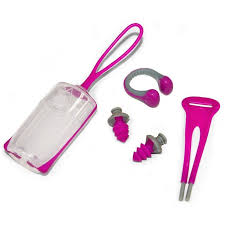 AquaSphere Ear Plug Nose Clip Set Pink