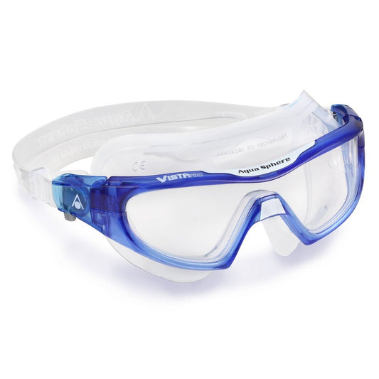 AquaSphere Vista Pro Adult Goggle Clear Lens Blue
