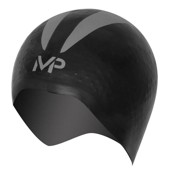 AquaSphere MP XO Swim Cap Black Silver