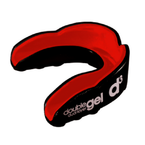 d3 Junior Double Gel Mouthguard Black Red x 6