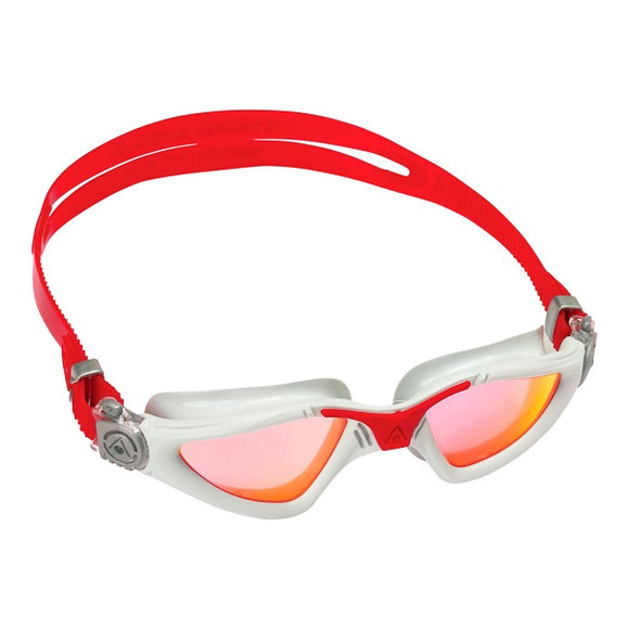 AquaSphere Kayenne Adult Goggle Grey Red Mirror Lens Red