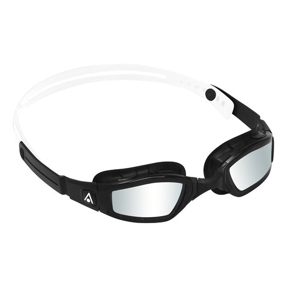 Aquasphere Ninja Goggle White Mirror Lens Silver