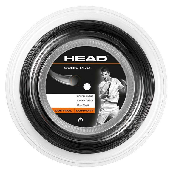 Head Sonic Pro Monofiliment String Reel Black 17