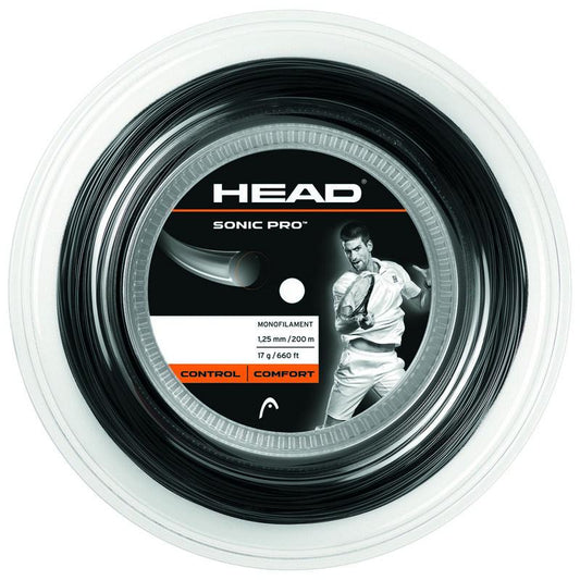 Head Syntetic Gut Multifilment String 200m Reel Black