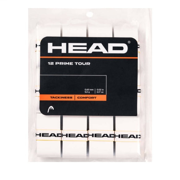 Head Prime Overgrip White x 12
