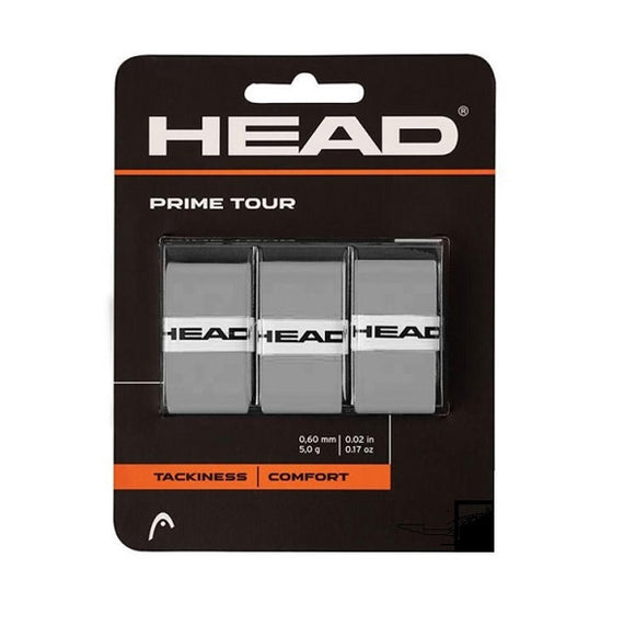 Head Prime Tour Overgrip Grey x 3
