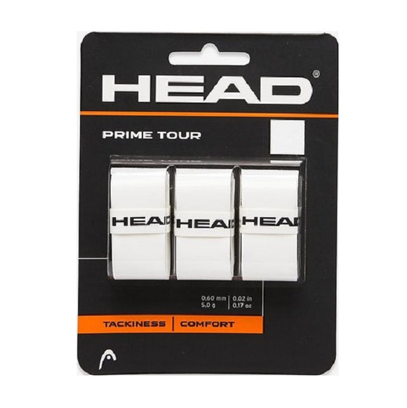 Head Prime Tour Overgrip White x 3