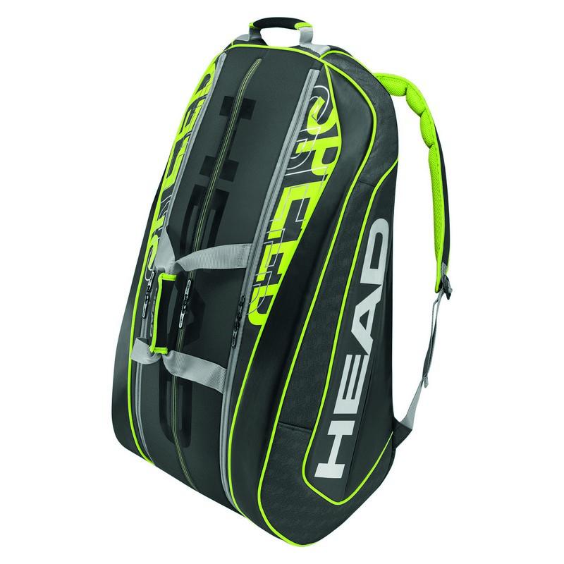 Head Speed 12R Monstercombi Bag Black Lime Green
