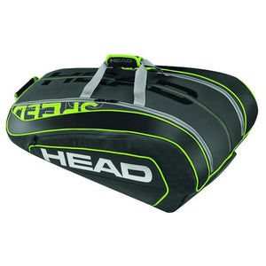 Head Speed 12R Monstercombi Bag Black Lime Green