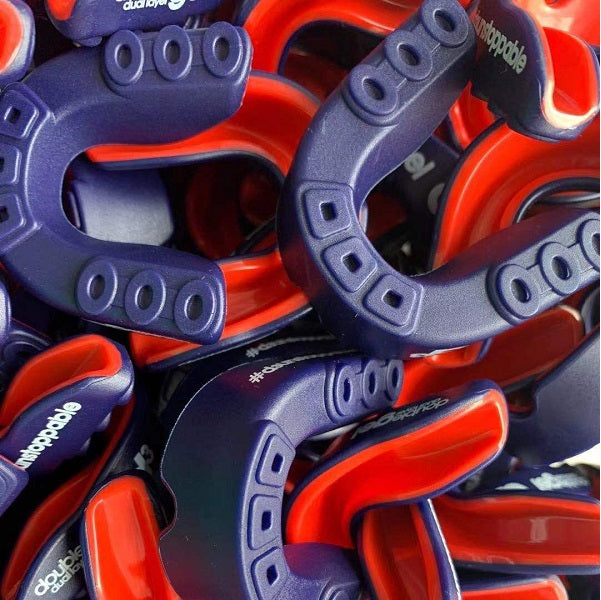d3 Junior Double Gel Mouthguard Navy Red  x 6