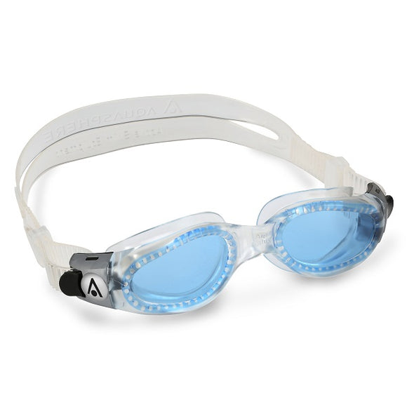 AquaSphere Kaiman Small Fit Goggle Transparent Lens Blue