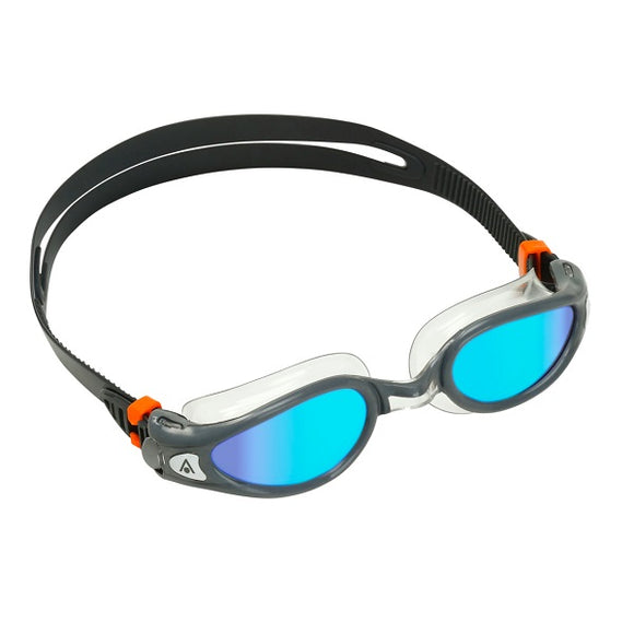 Aquasphere Kaiman Exo Goggle Grey Trans Lens Mirror Blue
