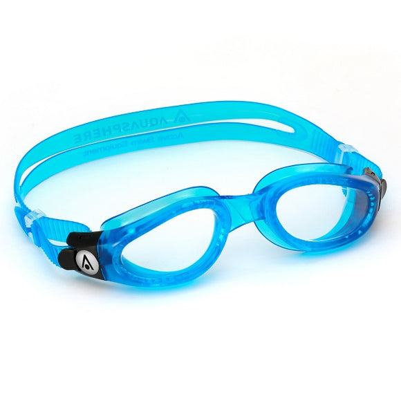 AquaSphere Kaiman Adult Goggle Blue Transparent Lens Clear