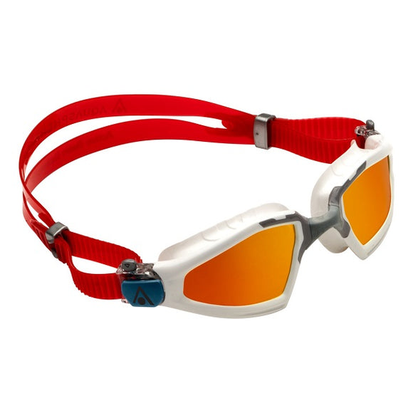AquaSphere Kayenne Pro Goggle Grey Lens Mirror Red