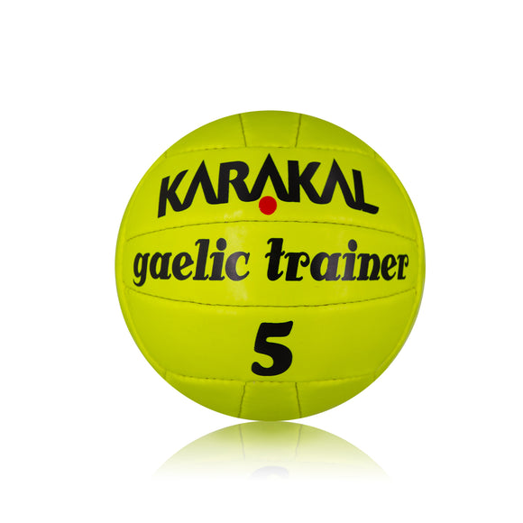 Karakal Gaelic Trainer Ball Fluo Yellow