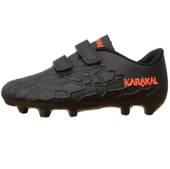 Karakal Hex Football Boot Black Orange x 10 Pairs (10-2UK)