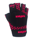 Karakal Pro Hurling Glove Black Pink Right Hand