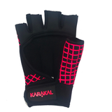 Karakal Pro Hurling Glove Black Pink Right Hand
