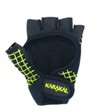 Karakal Pro Hurling Glove Black Yellow Left Hand