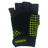 Karakal Pro Hurling Glove Black Yellow Right Hand