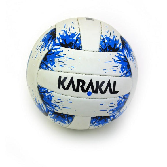 Karakal First Touch Gaelic Ball White/Blue - Splash