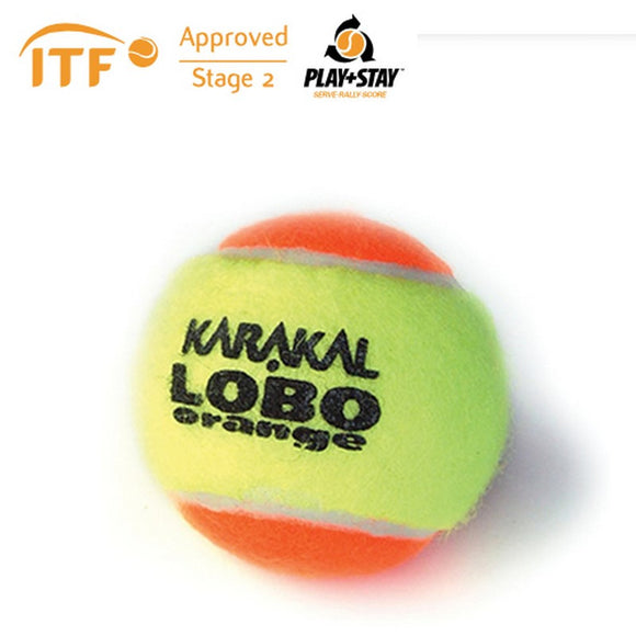 Karakal Lobo Tennis Balls Orange x 12