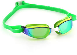 MP Xceed Adult Goggle Green Mirror Lens Yellow Green