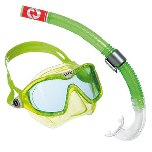 Mix Combo Set Mask Snorkel Green Small